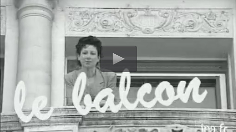 lien vers l'émission avec Annie Zadek "Le balcon" - archives de l'INA 