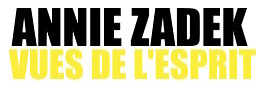 Logo Annie ZADEK Vues de l'esprit